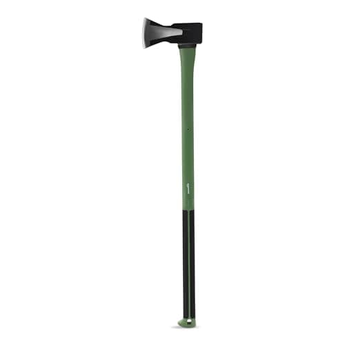 Image of Amazon Basics Splitting Axe for Chopping Wood, 35.4 × 6.5 × 2.1 inches (L×W×H), 1-Pack, Olive, black