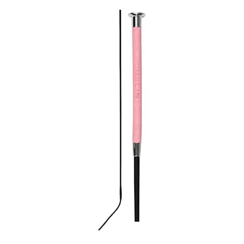 Image of Dublin Fancy Stitch Leather Dressage Whip, Pink, 110cm