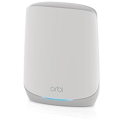 Image of NETGEAR Orbi RBS760 WiFi 6 Mesh Add on Satellite, Adds up to 2,000sq ft, 11AX Tri-Band Mesh. Speeds up to 5.4Gbps