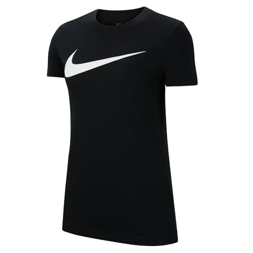 Image of NIKE CW6967-010 W NK DF PARK20 SS TEE HBR T-Shirt Women's Black/White Size XS