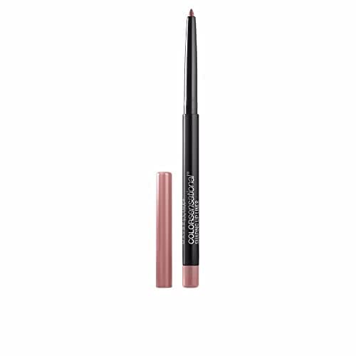 Image of Maybelline Lipstick Color Sensational Lip Liner, Nourishing Formula to Sculpt, Define and Prevent Colour, Feathering or Bleeding, Shade: 50 Dusty Rose, 1 Count, Pack Of 1