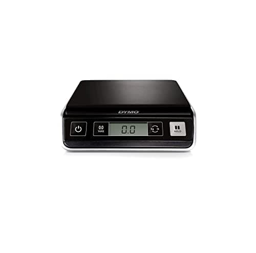 Image of DYMO M2 Digital Shipping Scale | 2 kg Capacity USB Mailing Weighing Scale | Compact Size 18.5 cm L x 16.1 cm W x 4.4 cm H