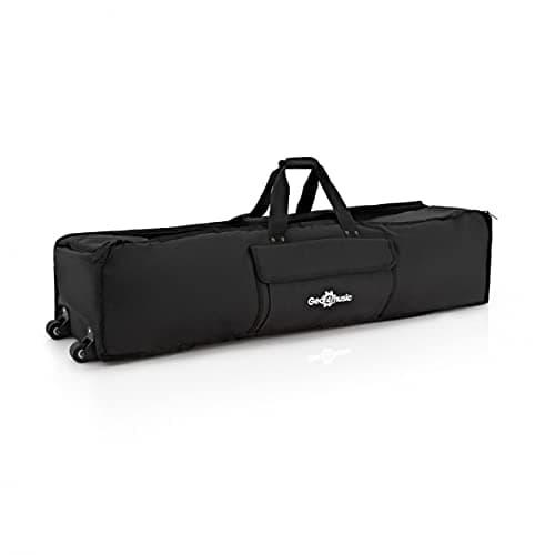 Image of gear4music 47 Inch Padded Drum Hardware Bag with Wheels