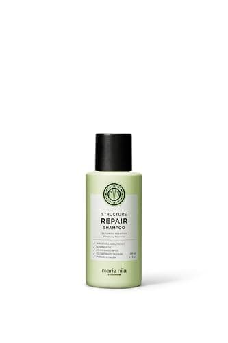Image of Maria Nila Structure Repair, Strengthening & Nourishing Shampoo For Damaged & Chemically Treated Hair, Algae Extract Rebuilds, Revitalizes & Repairs Hair, 100% Vegan & Sulfate/Paraben free, 100 ml