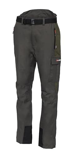 Image of Greys Fin Fishing Trousers | Waterproof Trousers for River, Lake and Coastal | Wind & Rain Protection Layer | 8,000mm Membrane | Reinforced Stress Zones | Adjustable Fit | M