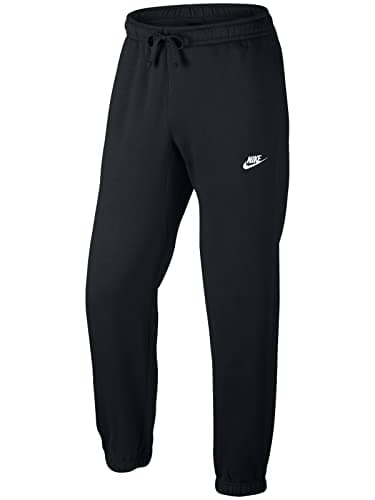 Image of Nike Men M NSW Pant CF FLC Club Trousers, Black/White, XL