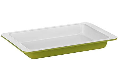 Image of Premier Housewares Ecocook Baking Dish, Lime Green/White