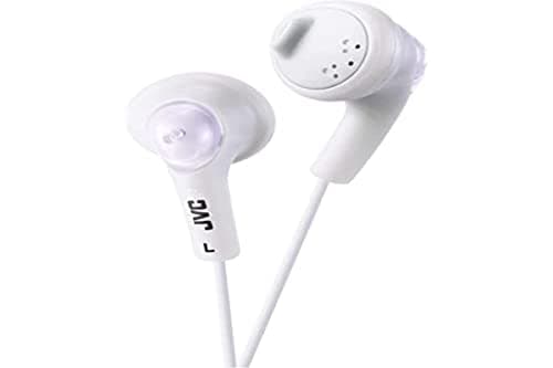 Image of JVC Gumy In-Ear Wired Headphones Earphones Compatible with iPod, iPhone, Samsung - White