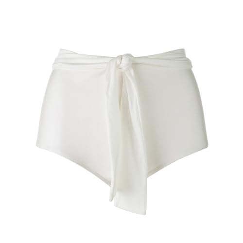 Image of Seaspray Loretta High Waist Brief/Bottom Wear Beach Dress- Cream