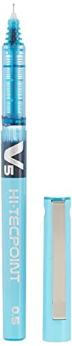 Image of Pilot V5 Liquid Ink Rollerball 0.5 mm Tip (Box of 12) - Light Blue