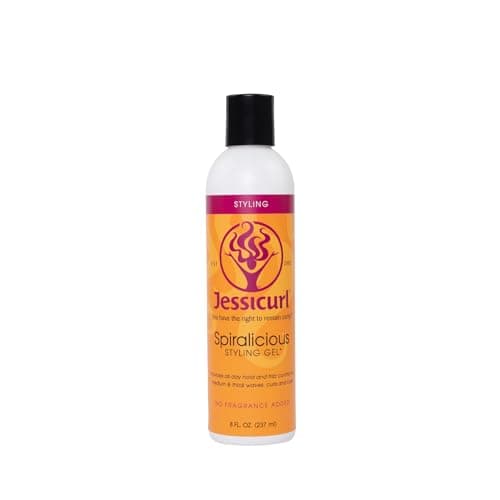 Image of Jessicurl Spiralicious Gel, No Fragrance Added, 8 Fl oz. Curl Defining, Curly Hair Products, Hair Gel for Curly Hair and Frizz Control, for all hair types