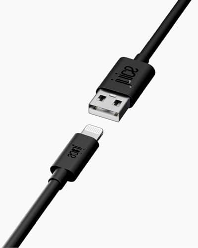 Image of Juice XXL iPhone Charger Cable 3M, MFi Certified Lightning Charging Cable Fast Charger USB-A to iPhone Cable for iPhone 14 13 12 11 Pro Max XR XS X 8 7 6 SE, iPad – Black