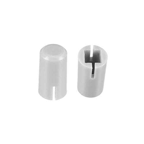 Image of sourcing map 50pcs Tactile Push Button Switch Caps 5x9mm for 6x6x7.3mm Micro Tactile Switch Grey
