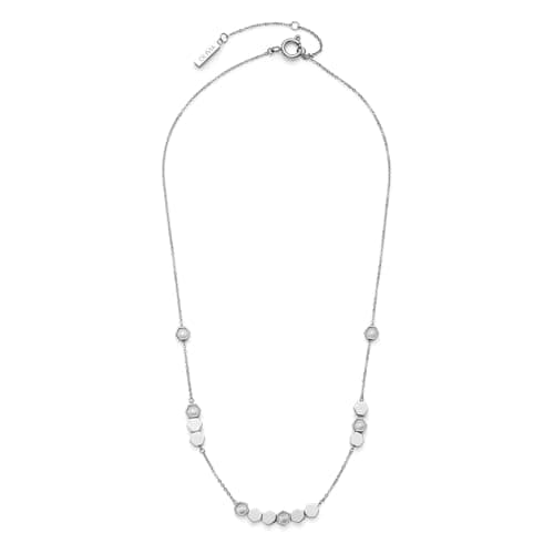 Image of Olivia Burton Women's PETITE HONEYCOMB Collection Necklace in Stainless Steel with Hexagonal Charms - 24100297