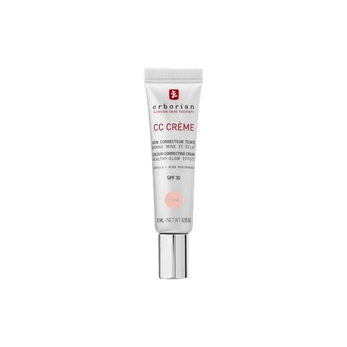 Image of Erborian - CC Cream with Centella Asiatica- Color Correcting Cream with Healthy Glow Effect - Natural and Luminous Finish - Long-Lasting Hydration - Korean Cosmetic Care - Clair 15 ml