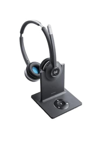 Image of Cisco Headset 562, Wireless Dual On-Ear DECT Headset with Multi-Source Base for US and Canada, Charcoal, 1-Year Limited Liability Warranty (CP-HS-WL-562-M-US=)