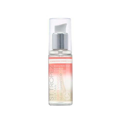 Image of St.Tropez Self Tan Purity Vitamins Face Serum, Natural Sunkissed Glow Face Tan, Vitamin C & D, Vegan, Natural & Cruelty Free Face Care, 50 ml