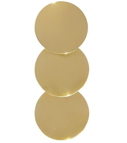 Image of Incensera Replacement Plate Gold Brass Smoking Plates, Heat Resistant Replacement Plate for Incense Burners & Incense Burners, Diameter 5 cm, Universal Fit
