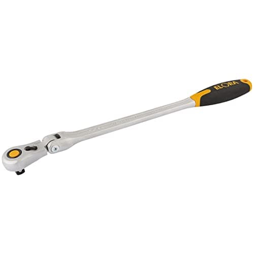 Image of Draper 58752 Elora Quick Release Ratchet with Flexible Head, 1/2" Square Drive, 430mm