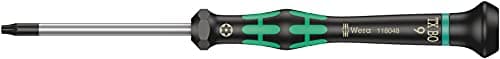 Image of Wera 05118048001 TX9 x 60 mm 2067 BO-Screwdriver for Tamper-Proof - Silver