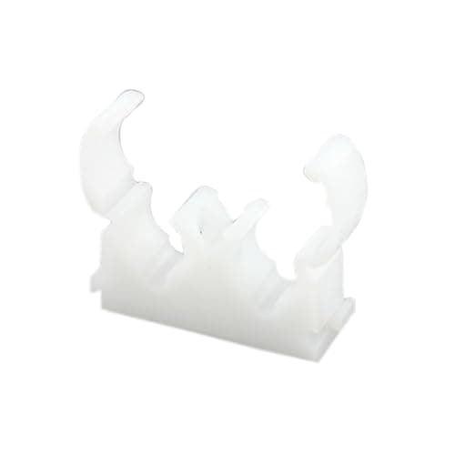 Image of 15mm Double Hinged Pipe Clips (50 pcs)
