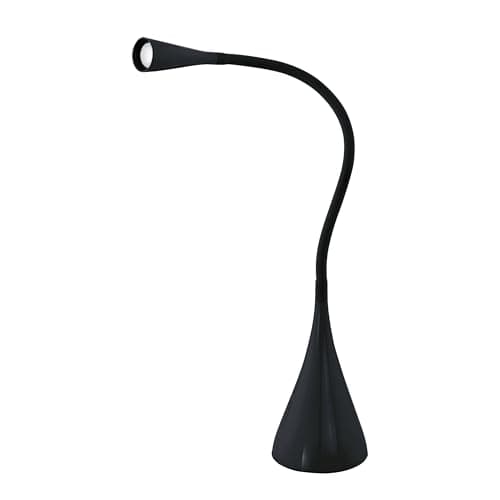 Image of Eglo LED Modern Black Adjustable Touch Dimmer Desk Lamp 'SNAPORA'