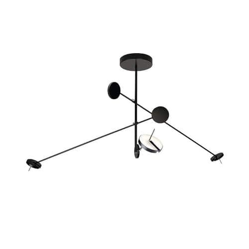 Image of Grok Invisible - LED Ceiling Pendant Matt Black Phase Cut Dimming 2295lm 2700K