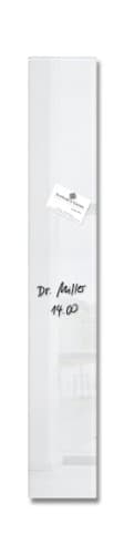Image of SIGEL GL101 Premium Glass magnetic Board, glossy surface, 12 x 78 cm, easy mounting, super White - Artverum