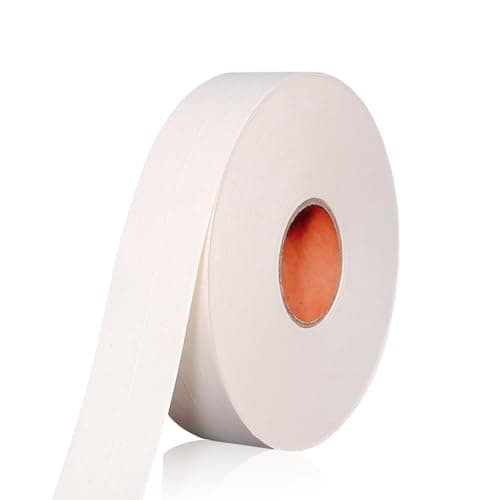 Image of MHYMX Plasterboard Tape 50mm X 150M White Masking Tape Wide Drywall Tape Breathable Crack Tapes Water Resistant Plastering Tapes For Walls and Ceilings