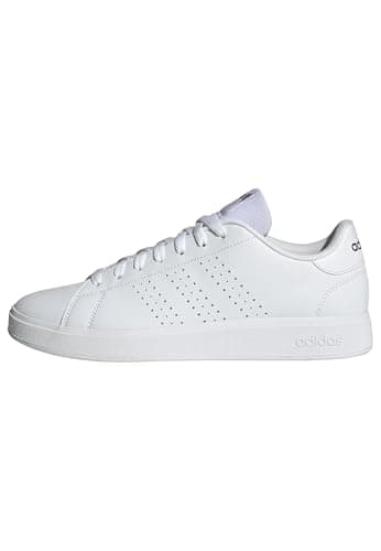 Image of adidas Men's Advantage Base 2.0 Shoes, Cloud White/Cloud White/Shadow Navy, 9 UK
