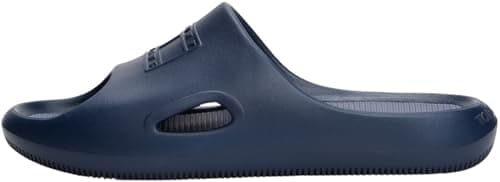 Image of Tommy Jeans Men’s Sporty Beach Slides with Logo, Blue (Dark Night Navy), 7
