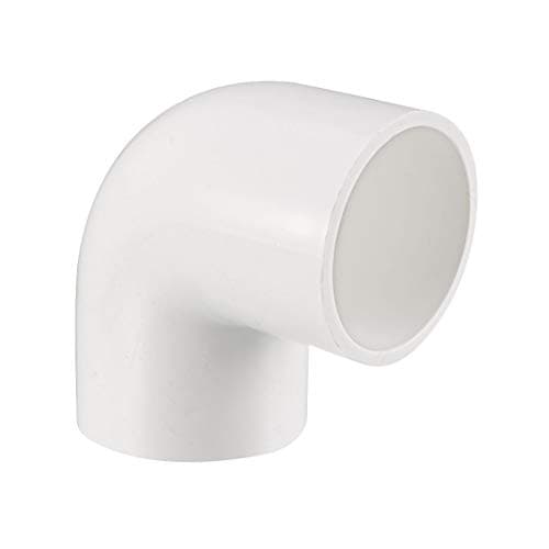 Image of sourcing map 40mm Slip 90 Degree PVC Pipe Fitting Elbow Coupling Connector 5 Pcs