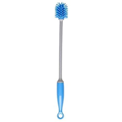 Image of Lakeland Extra-Long Handled Narrow Neck Bottle Cleaning Brush 30cm – Flexible Head Gentle On Glass