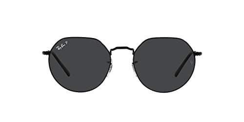 Image of Ray-Ban Women's Rb3565 Jack Sunglasses, Black/Polarized Black, 55 mm