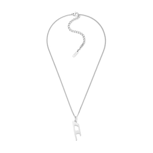 Image of Diesel Men's Stainless Steel with lobster clasp closure Pendant necklace