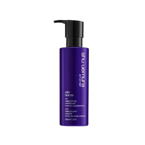 Image of Shu Uemura, Full Replenishing Conditioner Yubi Blonde, Bleached/Highlighted Blonde Hair, Enriched with White Peony, Shine & Color, 250 ml