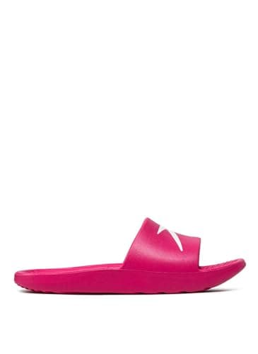 Image of Speedo Women's Slides | Pool Sliders | Beach Footwear Sandals, Pink, 5