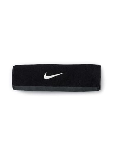 Image of Nike Fundamental Towel NP Sports Towel Fitness Training Gym Towel Absorbent, Black/White, M