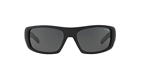 Image of ARNETTE Men's 4182 0AN4182 219687 62 Rectangular Sunglasses 62, Fuzzy Black/Gray