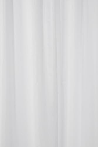 Image of Croydex Professional Plain White Water-Resistant Textile Shower Curtain 2000 X 2000mm
