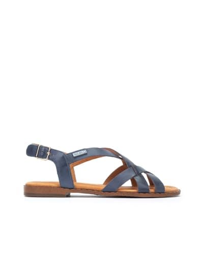 Image of Pikolinos Flat sandals in leather model ALGAR for women, Pacific St, 5 UK