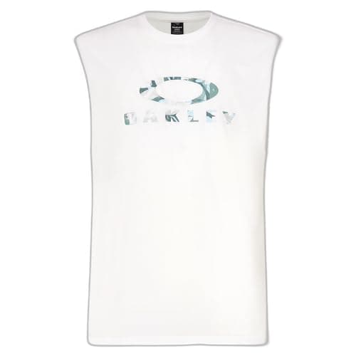 Image of Oakley Men's Bark Sun Tee, White, Medium