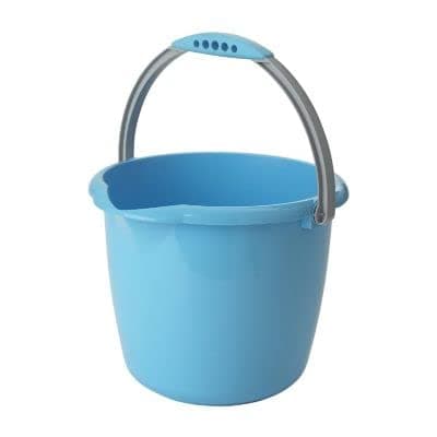 Image of Lakeland Small Blue Cleaning Bucket With Soft Grip Handle 6L – Lightweight When Full Everyday Jobs