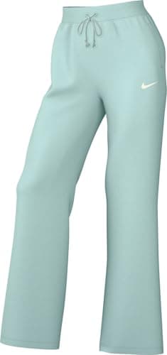 Image of NIKE DQ5615-346 W NSW PHNX FLC HR Pant Wide Pants Women's Jade ICE/SAIL Size L