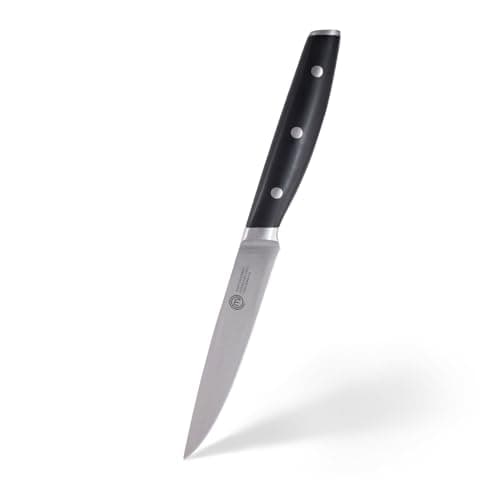 Image of MasterChef Kitchen Utility Knife with High Carbon Stainless Steel Blade and Triple Riveted Handles, Professional Chef Knife for Precision Cooking at Home, Perfectly Balanced, Razor Sharp, 24cm (9.5")