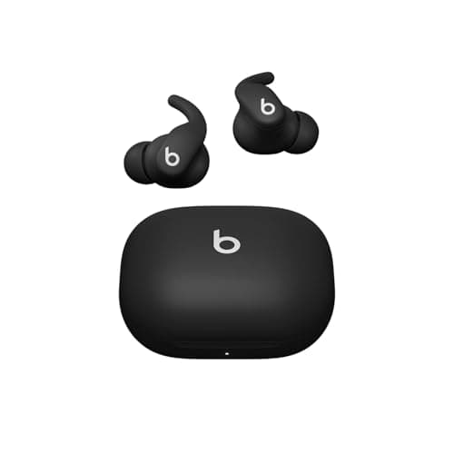 Image of Beats - Powerbeats Fit - Wireless Noise-Cancelling Workout Earbuds with Upgraded Secure Fit Wingtips, IPX4, Up to 30H of Battery Life & Charging case, Compatible with Apple & Android - Jet Black