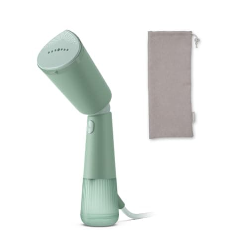 Image of Handheld steamer - PHILIPS - STH5010/70-1300 W - Vertical steam cooker - Continuous steam flow - Cable: 2.5 m - Green