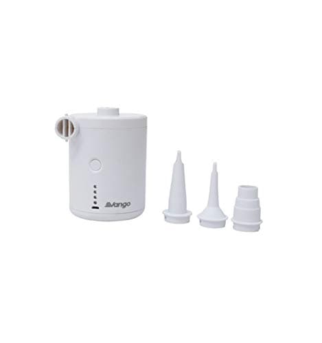 Image of Vango White Mistral Rechargeable Pump Makes Inflating And Deflating A Breeze