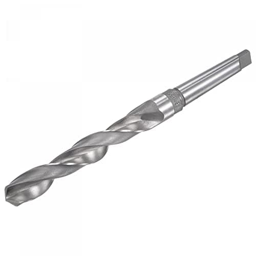 Image of sourcing map 22mm High-speed Steel Twist Bit Extra Long Drill Bit with MT2 Morse Taper Shank, 245mm Overall Length