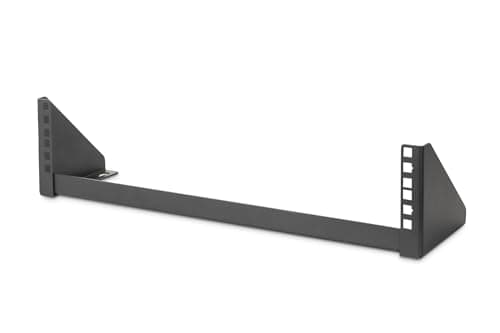Image of DIGITUS DN-48003 – 19-inch frame – 2U – Universal frame for 19" equipment – Vertical wall mounting – Unassembled – For audio-video accessories – 105 x 504 x 151 mm – Black